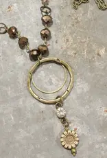Simply Charming Rich Brown Necklace