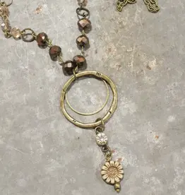 Simply Charming Rich Brown Necklace