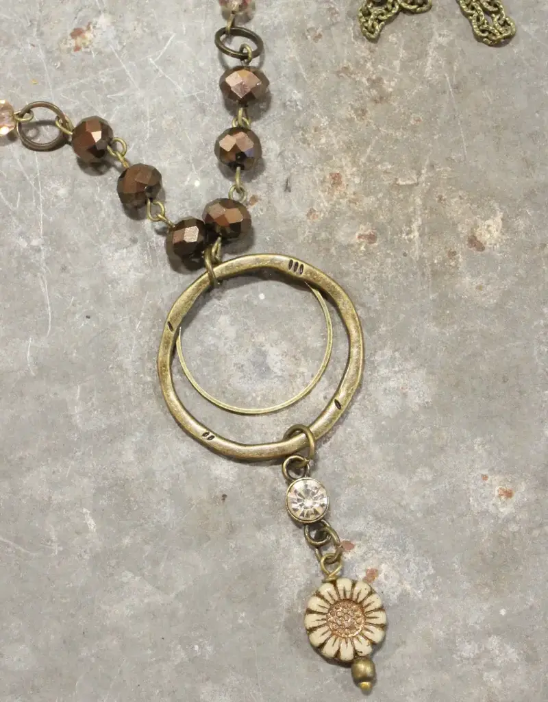 Simply Charming Rich Brown Necklace