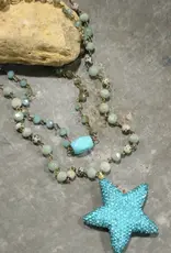 Sparkling Star Turquoise Layered Necklace