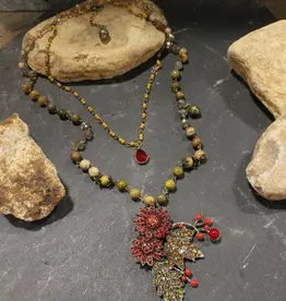 Warm Colors of Fall Charm'd Necklace