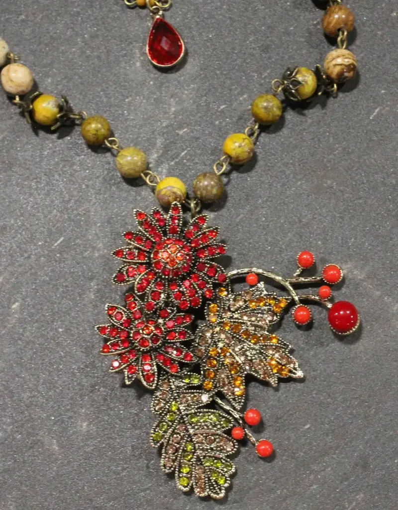 Warm Colors of Fall Charm'd Necklace