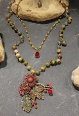 Warm Colors of Fall Charm'd Necklace