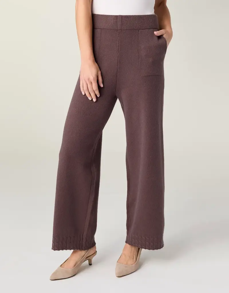 Heavenly-Luxe Cable Knit Detail Pant