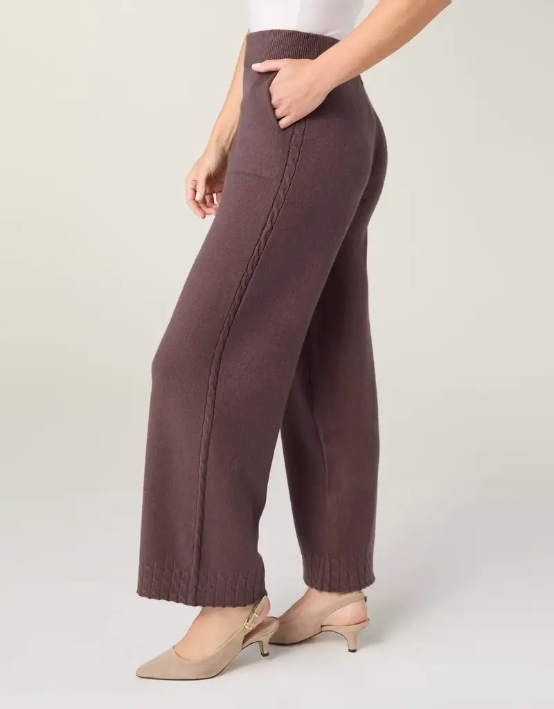 Heavenly-Luxe Cable Knit Detail Pant