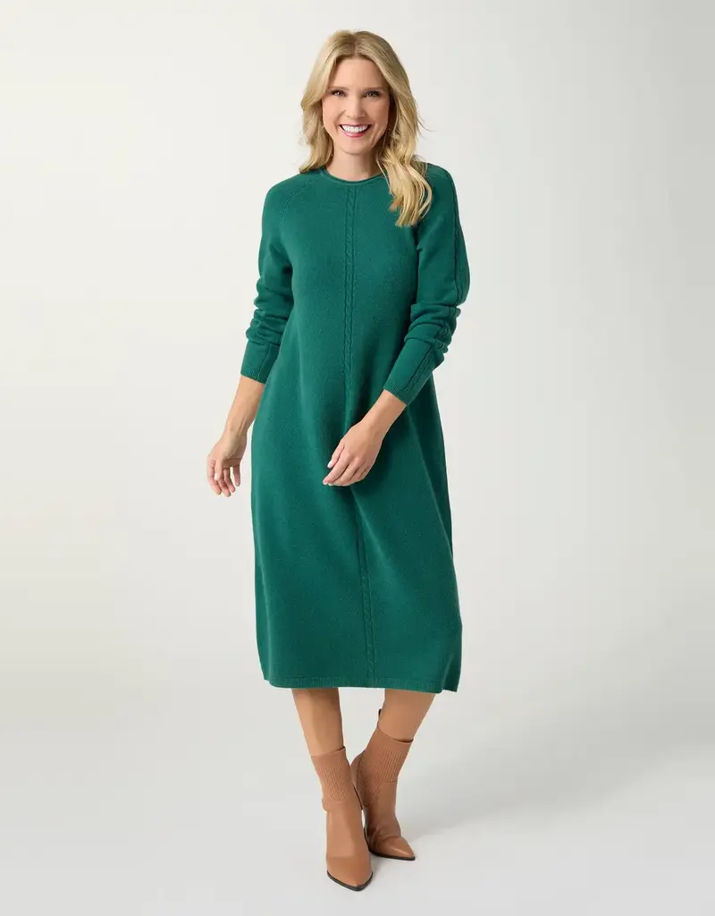 Heavenly-Luxe Cable Knit Detail Dress