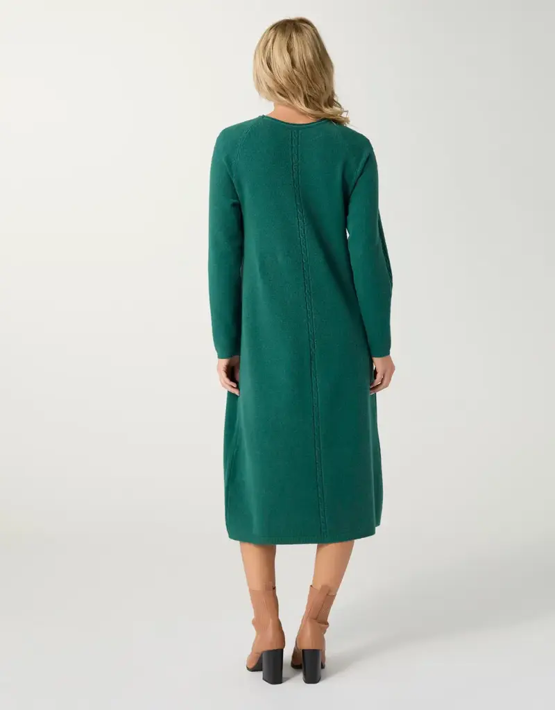 Heavenly-Luxe Cable Knit Detail Dress