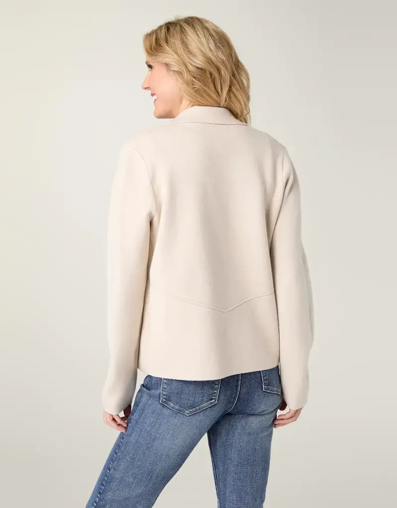 Heavenly-Luxe Notch Collar Cardigan