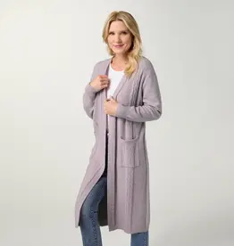 Heavenly-Luxe Cable Knit Duster Cardigan