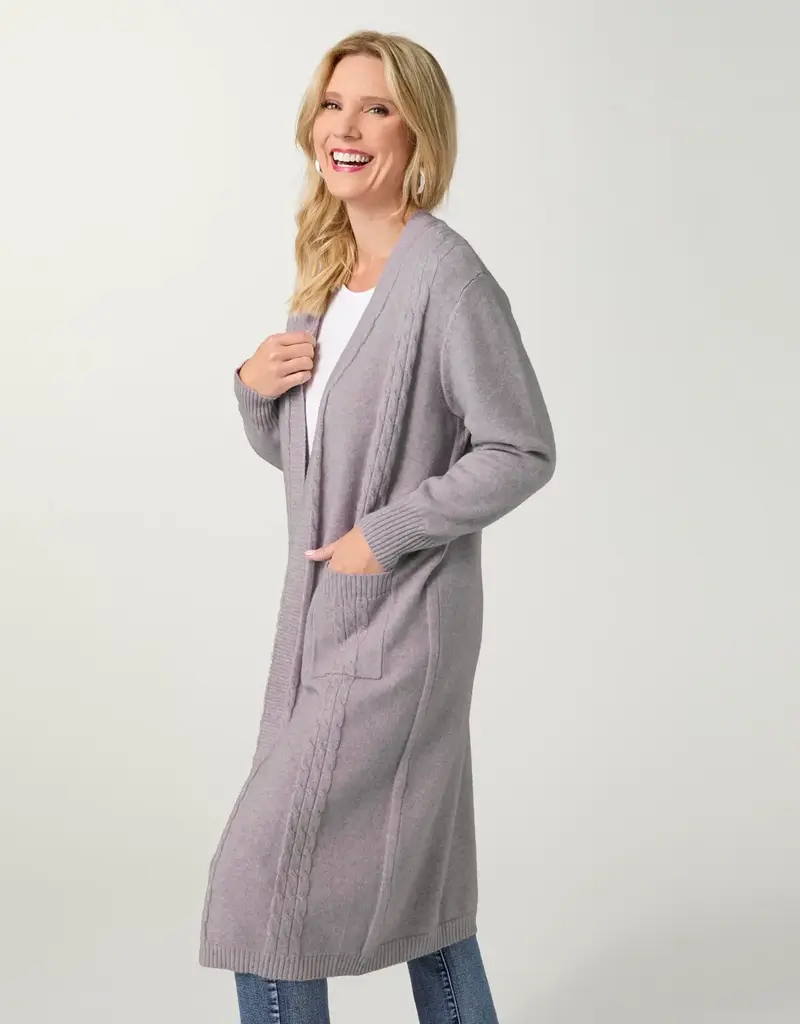 Heavenly-Luxe Cable Knit Duster Cardigan