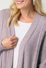 Heavenly-Luxe Cable Knit Duster Cardigan