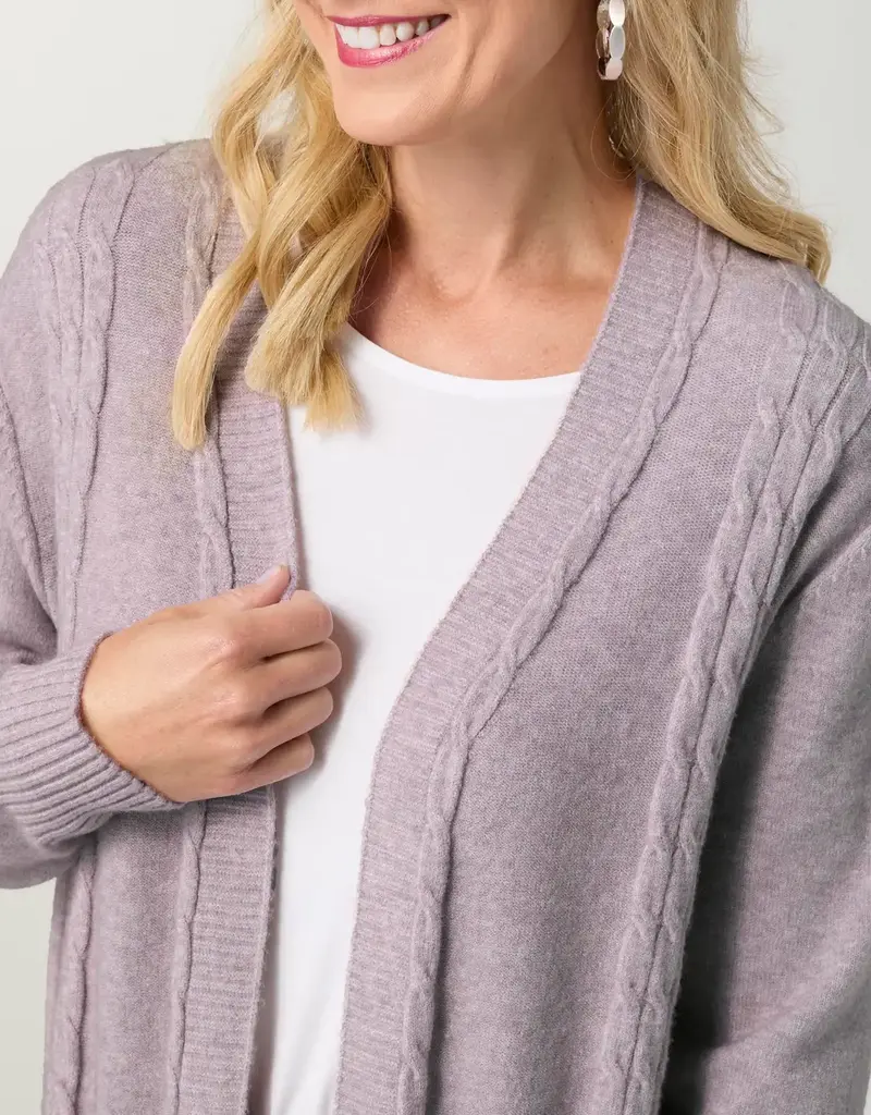 Heavenly-Luxe Cable Knit Duster Cardigan