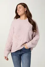 Liesel Sweater with Floral Applique