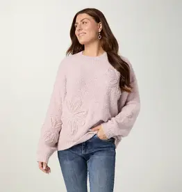 Liesel Sweater with Floral Applique