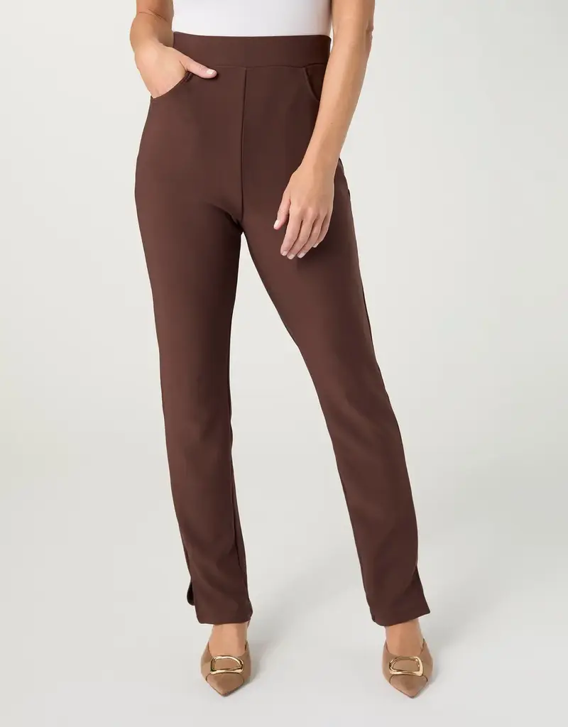 Georgie Straight Leg with Side Slit Pant