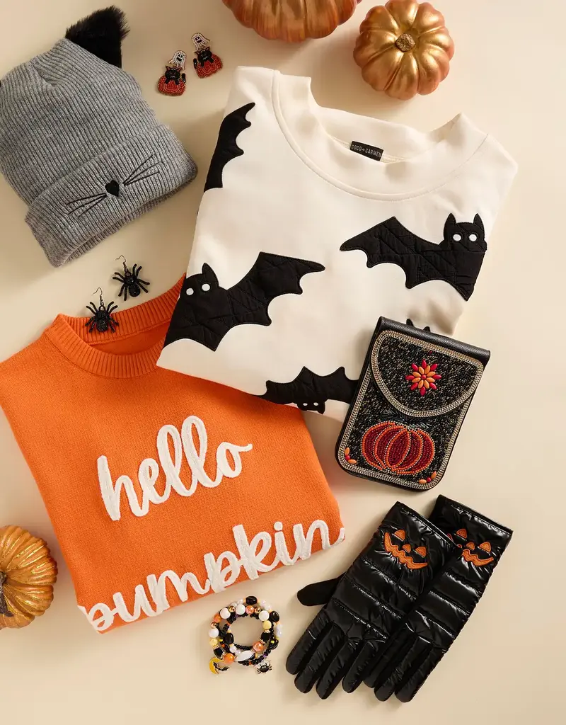 Hello Pumpkin Long Sleeve Sweater