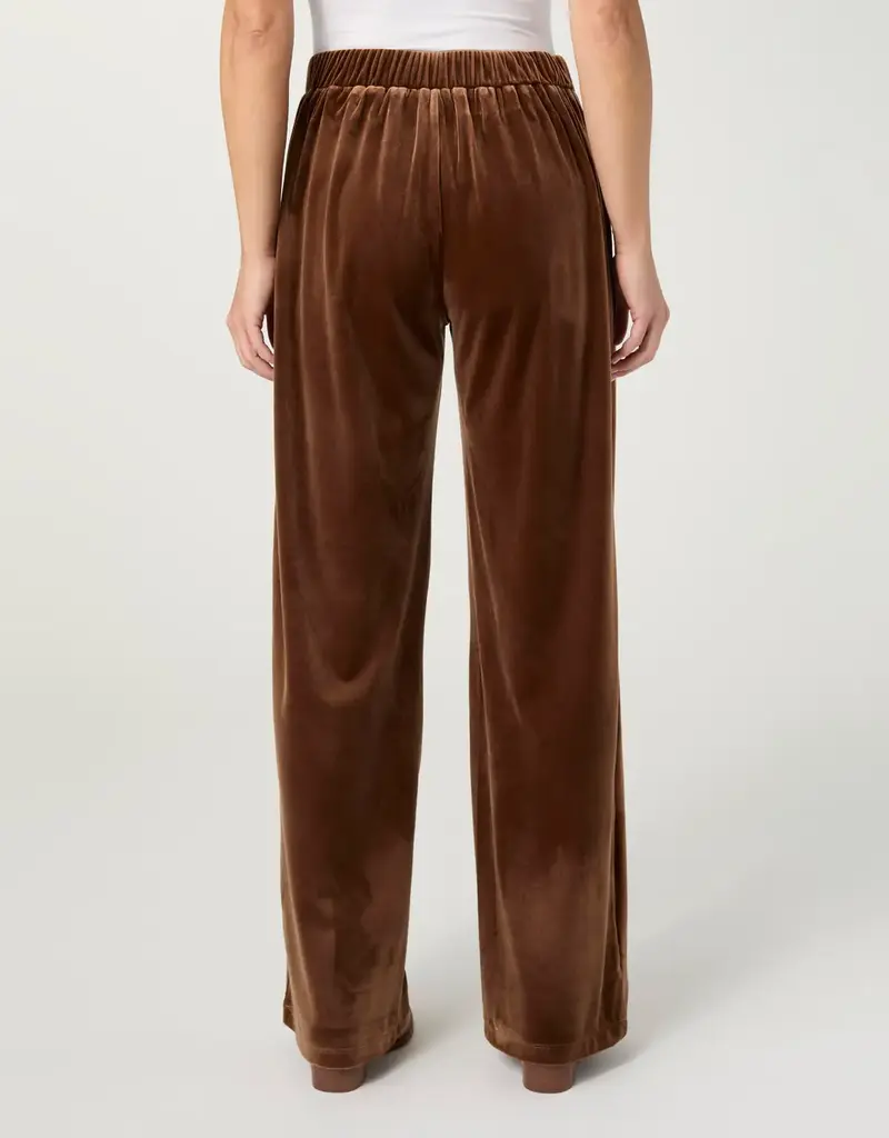 Roslyn Wide Leg Velour Pant