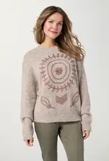Beaumont Sweater with Tonal Embroidery
