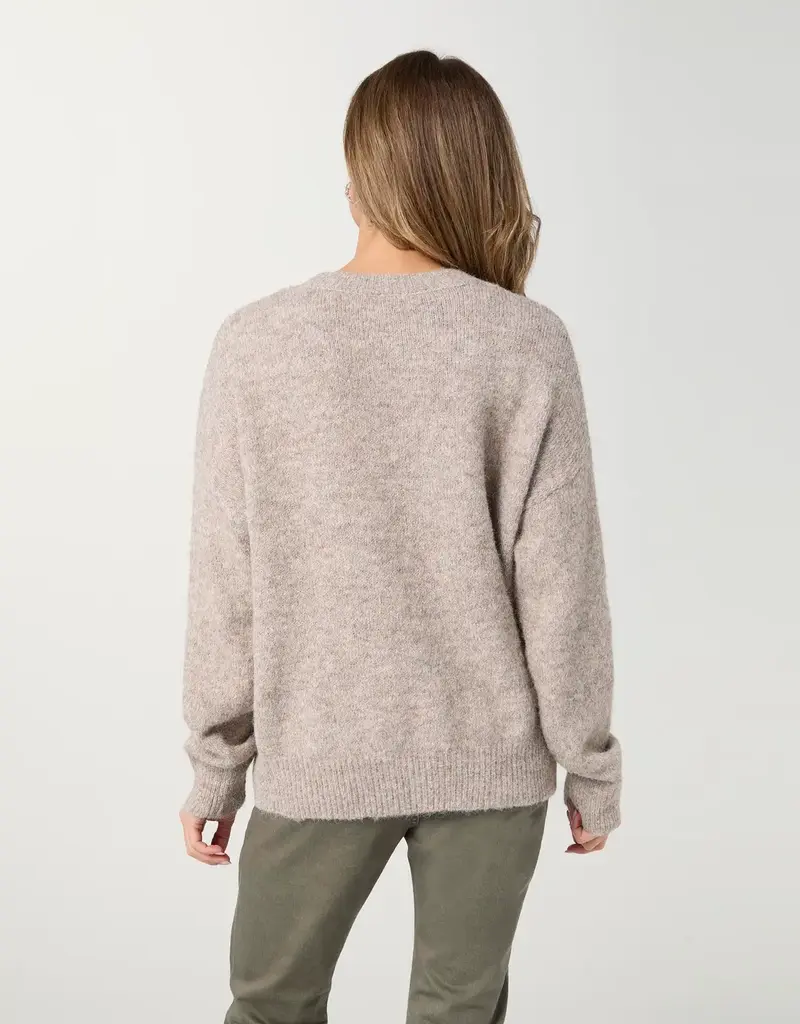 Beaumont Sweater with Tonal Embroidery