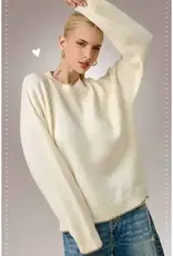 Soft & Buttery Mock Neck Sweater With Trim Detail
