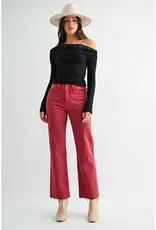 Hailey High Rise Straight Ankle - Tummy Tuck