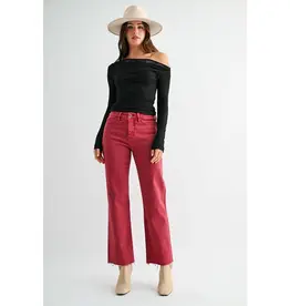 Hailey High Rise Straight Ankle - Tummy Tuck