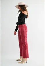 Hailey High Rise Straight Ankle - Tummy Tuck