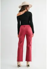 Hailey High Rise Straight Ankle - Tummy Tuck