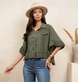 Bri Boho Vintage Cropped Jacket/Top