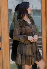 Abby Artisan Shirt Dress With Patches & Embroidery Accents