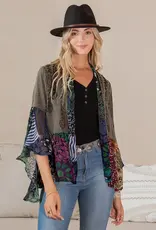 Ruby Boho Rustic : Embellished Shrug