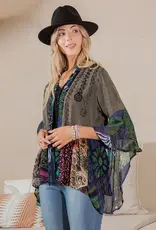 Ruby Boho Rustic : Embellished Shrug