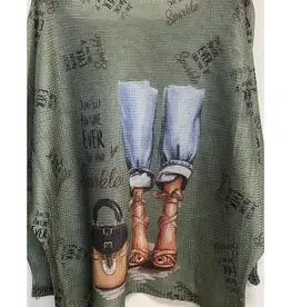 Don't Let Anyone Ever Dull Your Sparkle Knit Sweater