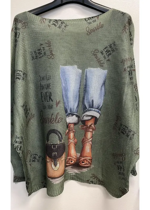 Don't Let Anyone Ever Dull Your Sparkle Knit Sweater