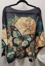 Butterfly Knit Lightweight Sweater