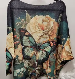 Butterfly Knit Lightweight Sweater