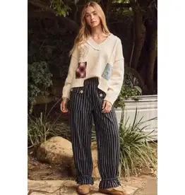 Mandy Striped Wide Leg Pants