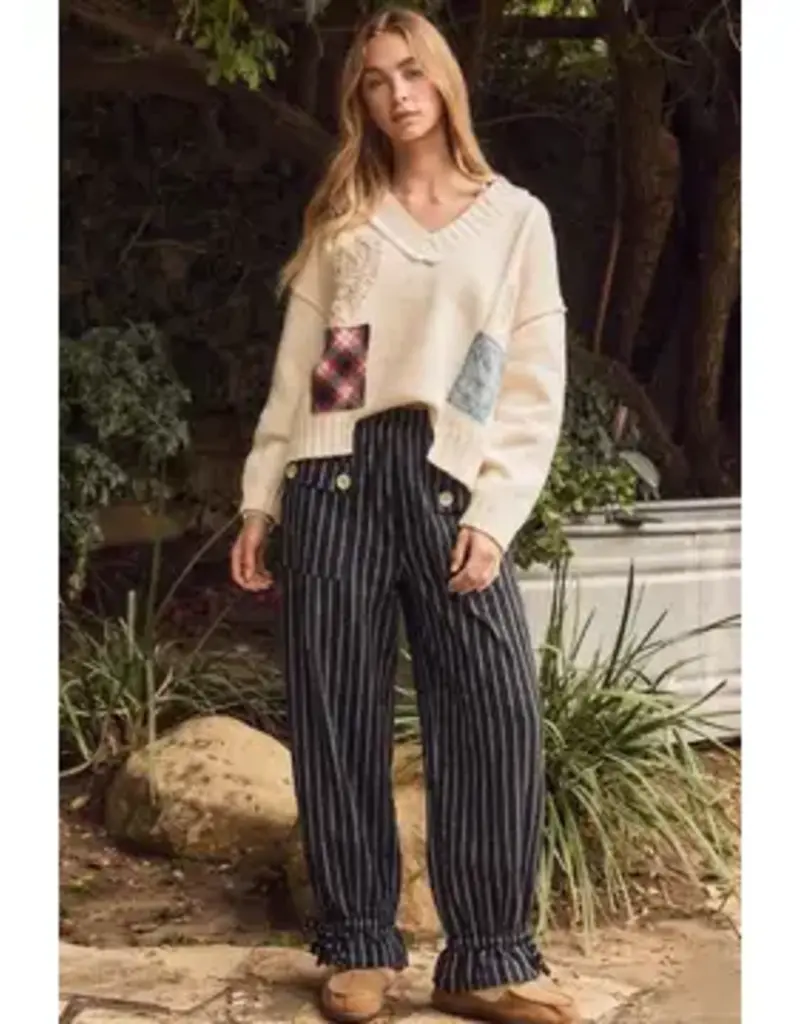 Mandy Striped Wide Leg Pants