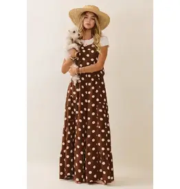 Dottie Polka Dot Sling Maxi Jumpsuit