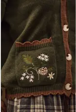 Emily Soft Knit Cardigan With Embroidery Detail