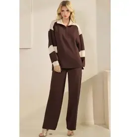 Women's Sleek Ultracomfy Colorblock Matching Set