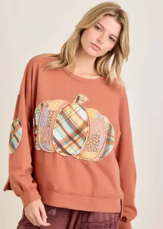 Pumpkin Patch Outfit Boho Sweatshirt