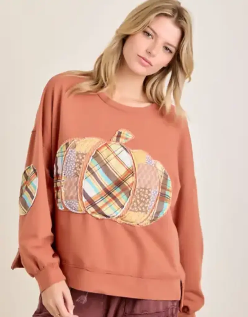 Pumpkin Patch Outfit Boho Sweatshirt