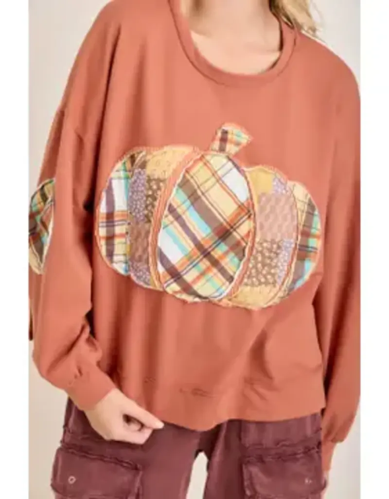 Pumpkin Patch Outfit Boho Sweatshirt