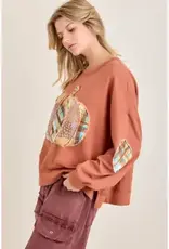 Pumpkin Patch Outfit Boho Sweatshirt