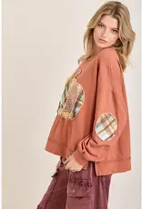 Pumpkin Patch Outfit Boho Sweatshirt