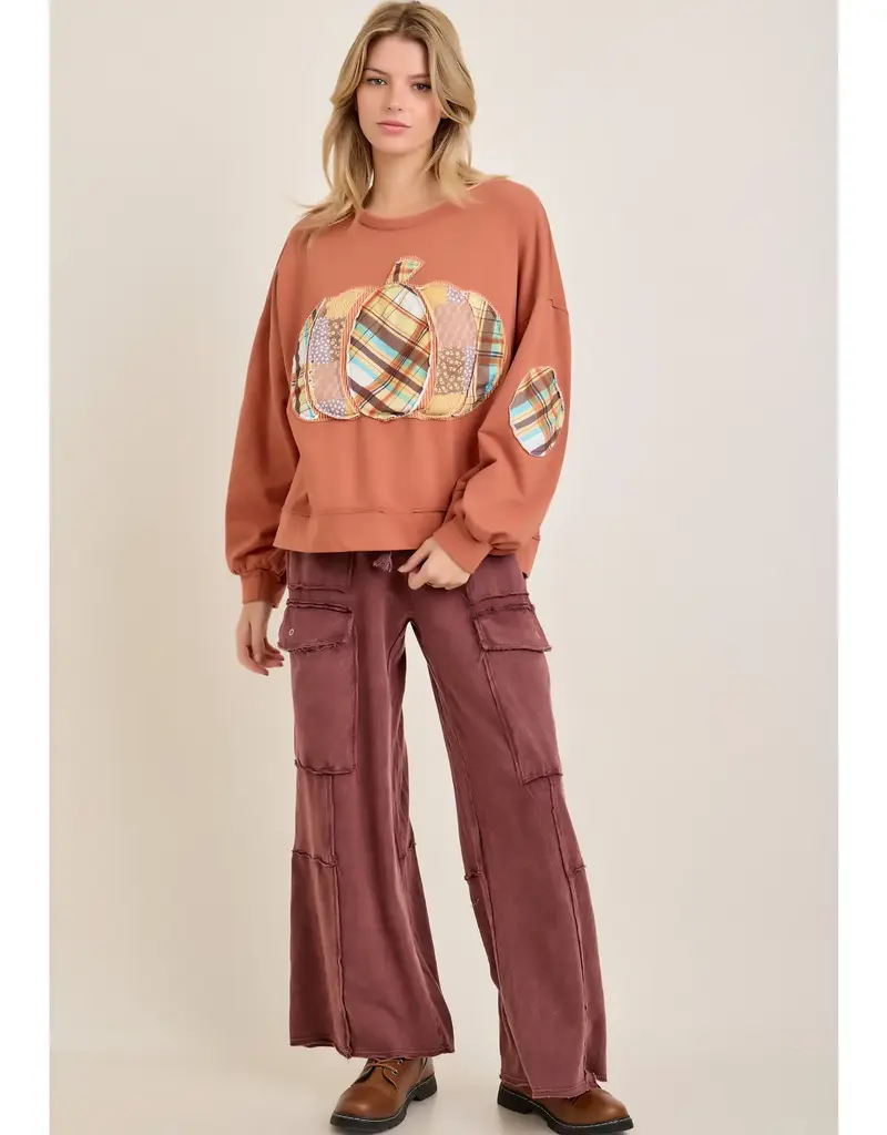 Pumpkin Patch Outfit Boho Sweatshirt