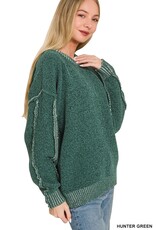 Sandy Super Soft Exposed Seam Detail Sweater