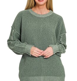 Sandy Super Soft Exposed Seam Detail Sweater