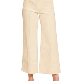 Rachel Mid Rise Wide Leg Crop Pant
